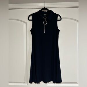 MSK Dark Blue Sleeveless Dress